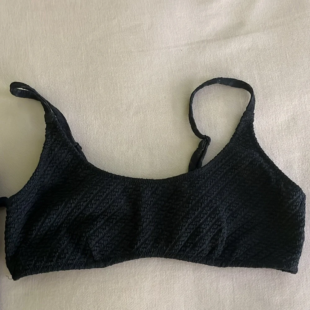 Triangl swimwear navy blue top bottom bag - Picture 2 of 6